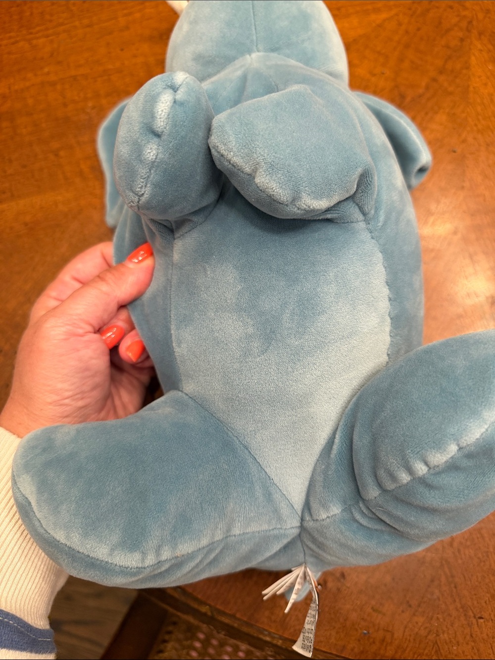 Jellycat Mellow Mallow Elly Blue Elephant Plush Stuffed Animal Soft retired - Picture 6 of 6